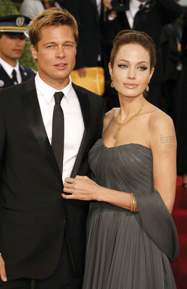 brad pitt and jennifer aniston wedding. Angelina Jolie Wedding Ring