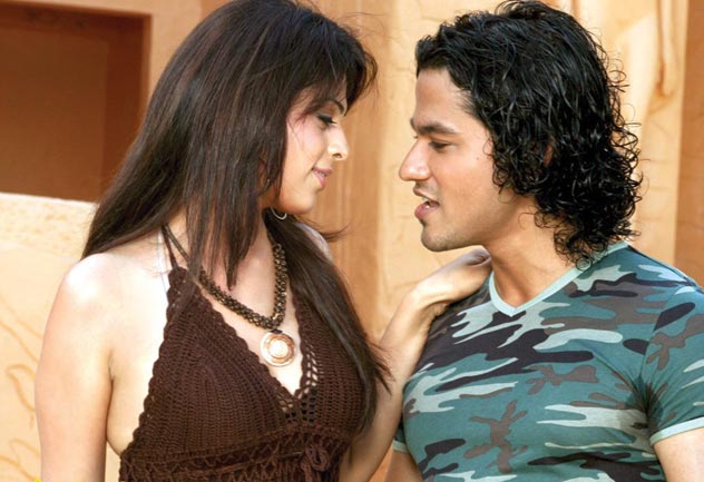 Lara Dutta and Irrfan Khan in “Billu.”