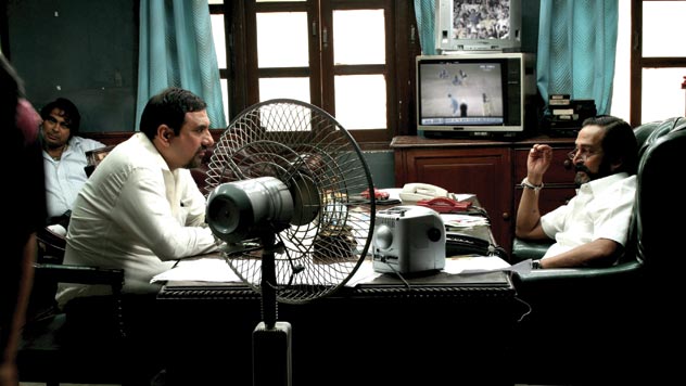 Lara Dutta and Irrfan Khan in “Billu.”
