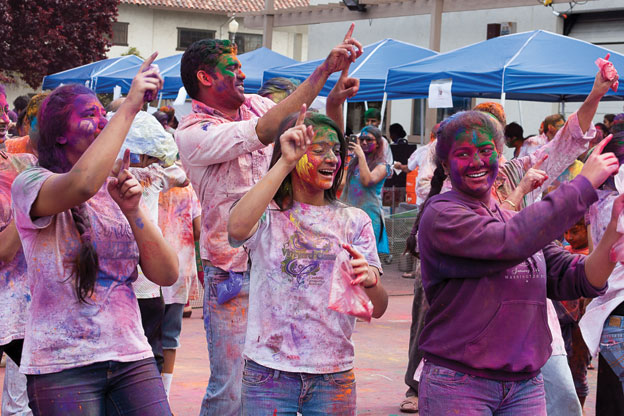 bay area holi celebrations